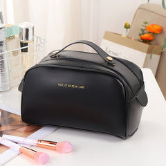 Waterproof Pocket Cosmetic Bag Double Zipper Makeup Bag