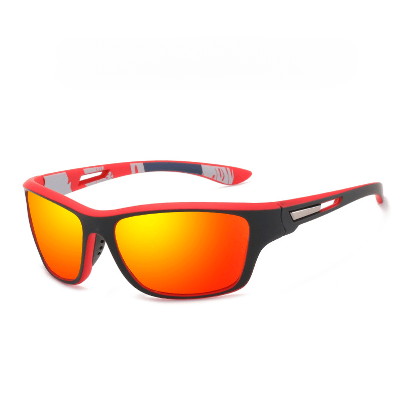 Men's Polarized Sports Sunglasses Colorful Lens Dust Proof Riding Glasses