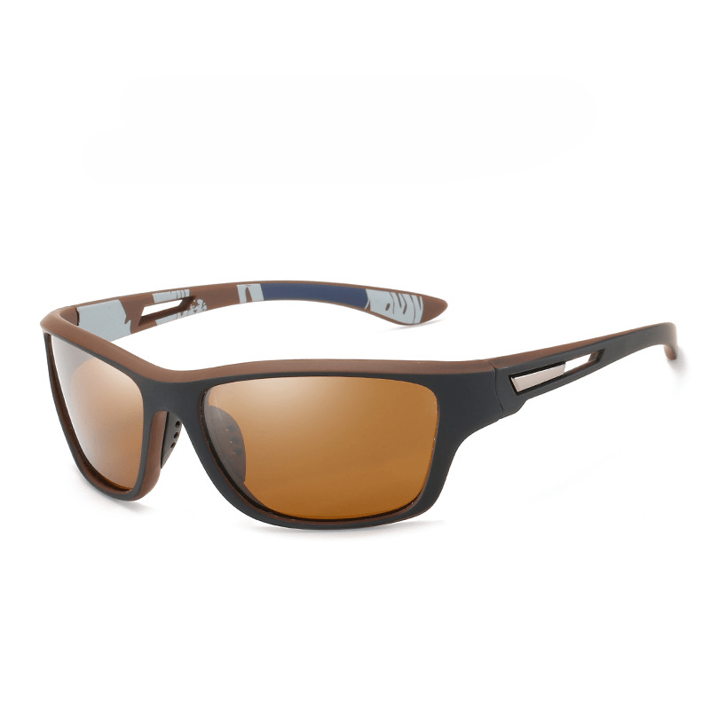 Men's Polarized Sports Sunglasses Colorful Lens Dust Proof Riding Glasses