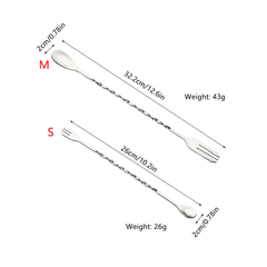 Stainless Steel Bar Spoon for Mixing Home and Kitchen Use