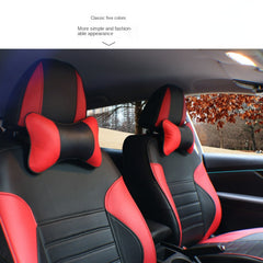 2PCS Microfiber Car Leather Seat Headrest Neck Pillow