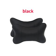 2PCS Microfiber Car Leather Seat Headrest Neck Pillow