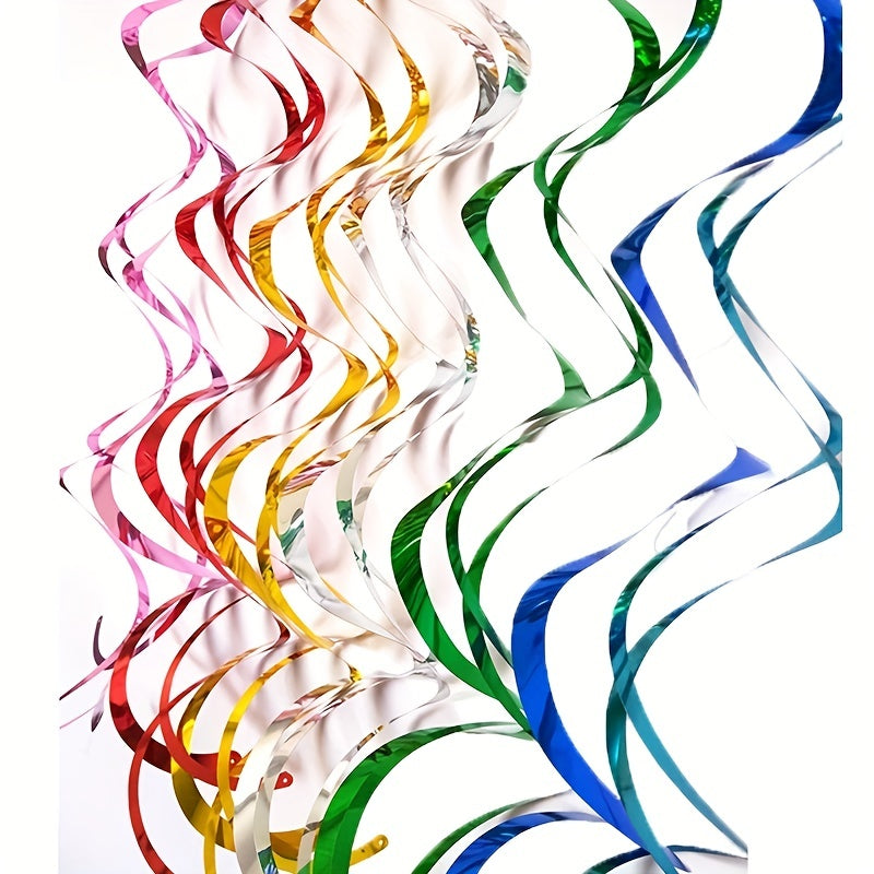 6 Pcs Happy Birthday Hanging Swirls Decoration