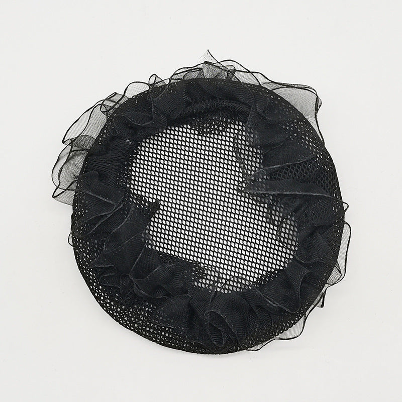 Women Meshy Snood Net Head Cover Hair Clip Nurse Attendants Hair Accessories