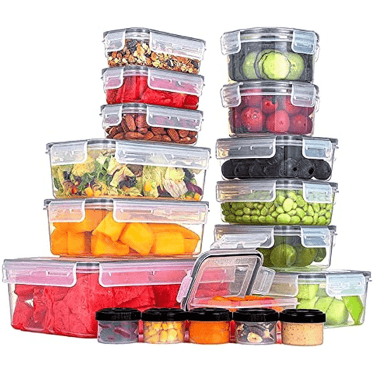 3pcs Transparent Fridge Fresh keeping Box With Lid Refrigerator Storage Box