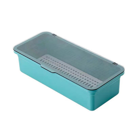 Large Makeup Brush Storage Box - Keep Brushes Organized & Dust Free