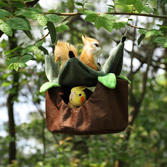 Cozy Bird Nest Hammock Hut for Parakeets Parrots Birds