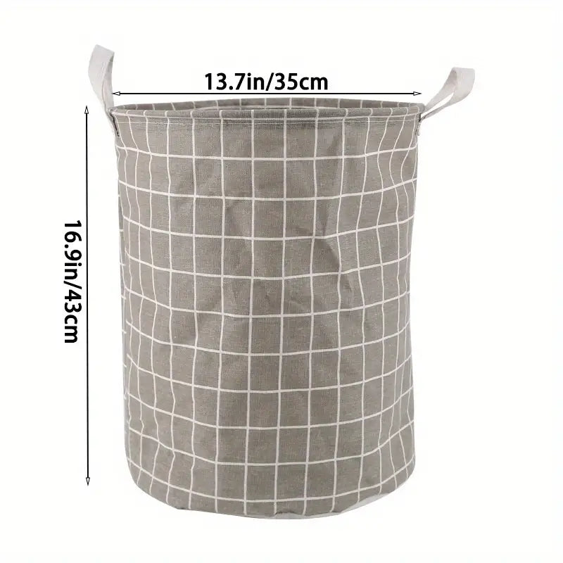 Foldable Fabric Laundry Basket for Dirty Clothes and Toys