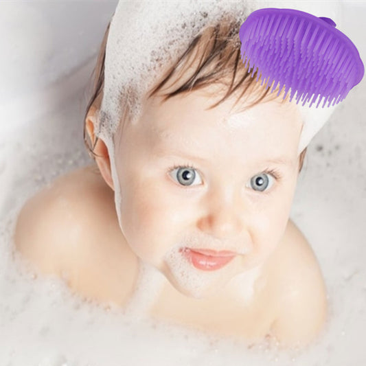 Silicone Shampoo Brush for Kids Infant Girls Soft Massage Brush