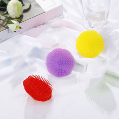 Silicone Shampoo Brush for Kids Infant Girls Soft Massage Brush