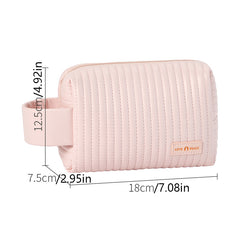 Small Makeup Bag Portable Cosmetic Bag Travel Make Up Pouch Waterproof Toiletry