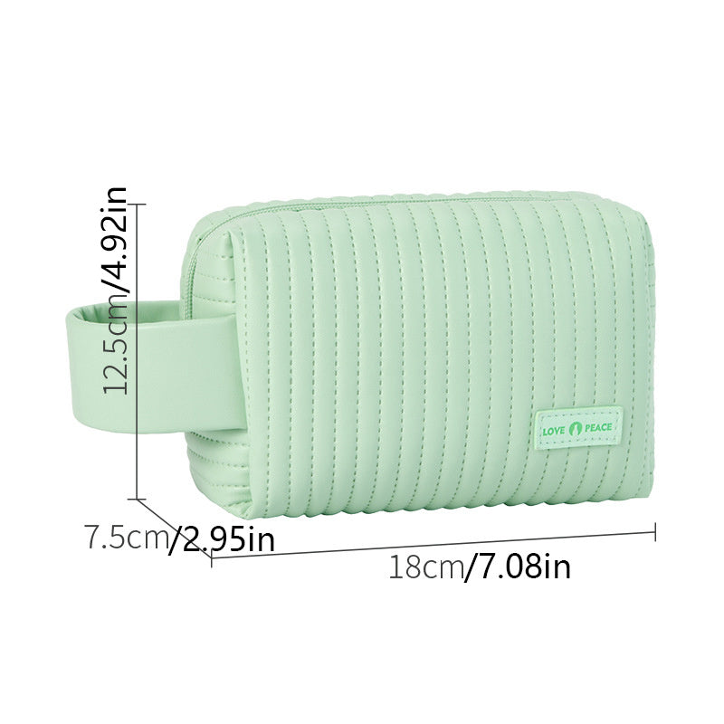Small Makeup Bag Portable Cosmetic Bag Travel Make Up Pouch Waterproof Toiletry