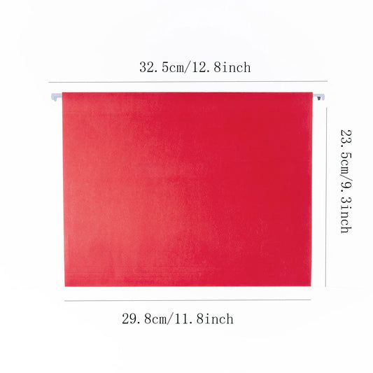 Colorful A4 Hanging File Folders 25 Pack Assorted Colors