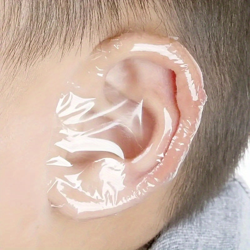 20pcs Baby Bathing Waterproof Ear Sticker Ear Protectors