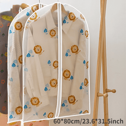 Clear Hanging Garment Bag Lightweight Dust-Proof Clothes Cover Full Zipper
