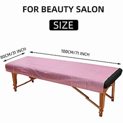 100PCS Massage Table Sheets Disposable Non Woven SPA Bed Cover Thin 78 X 177