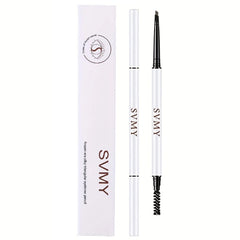 2 IN 1 Waterproof Eyebrow Pencil Long-Lasting Micro with Brush