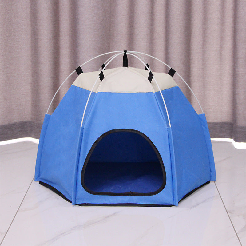 Foldable Pet Tent Bed for Indoor Playtime