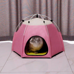 Foldable Pet Tent Bed for Indoor Playtime