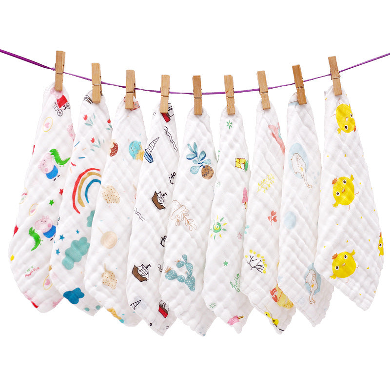 Gentle Cotton Muslin Washcloth for Newborns