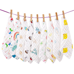 Gentle Cotton Muslin Washcloth for Newborns