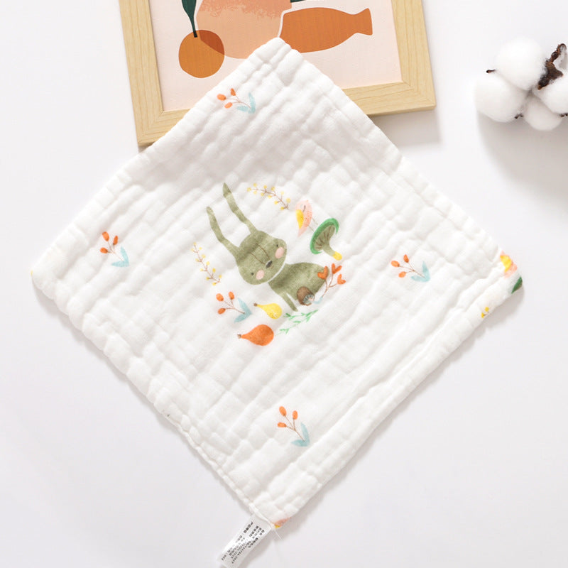 Gentle Cotton Muslin Washcloth for Newborns