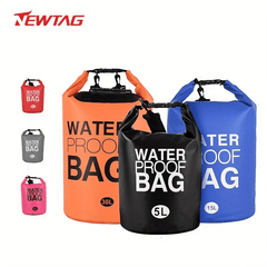 Waterproof PVC Bucket Bag for Diving Beach Surfing Rafting Swimming