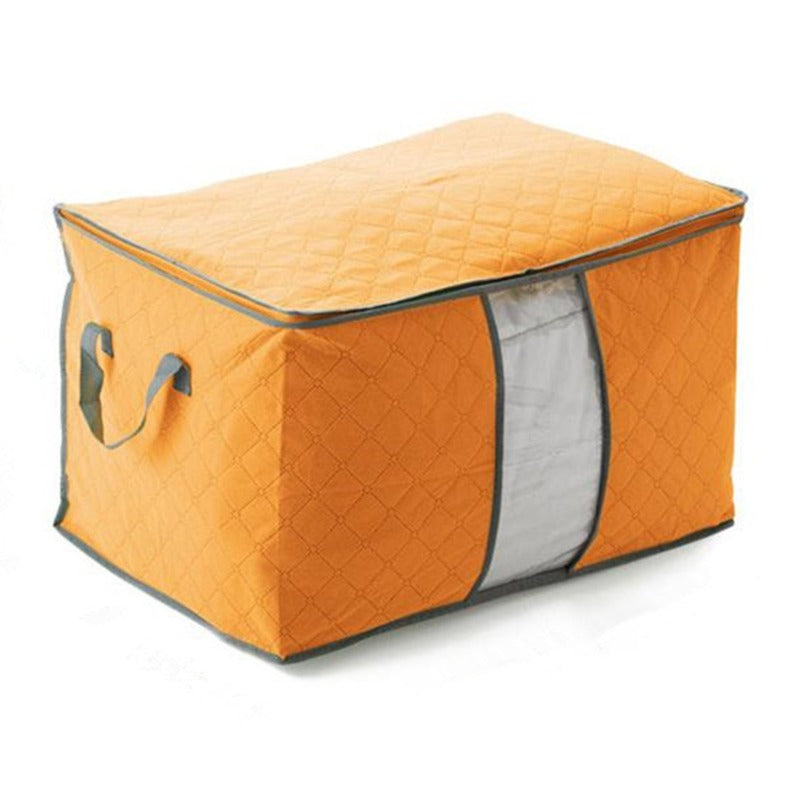 Large Capacity Non-woven Storage Box Zipper Dustproof Container
