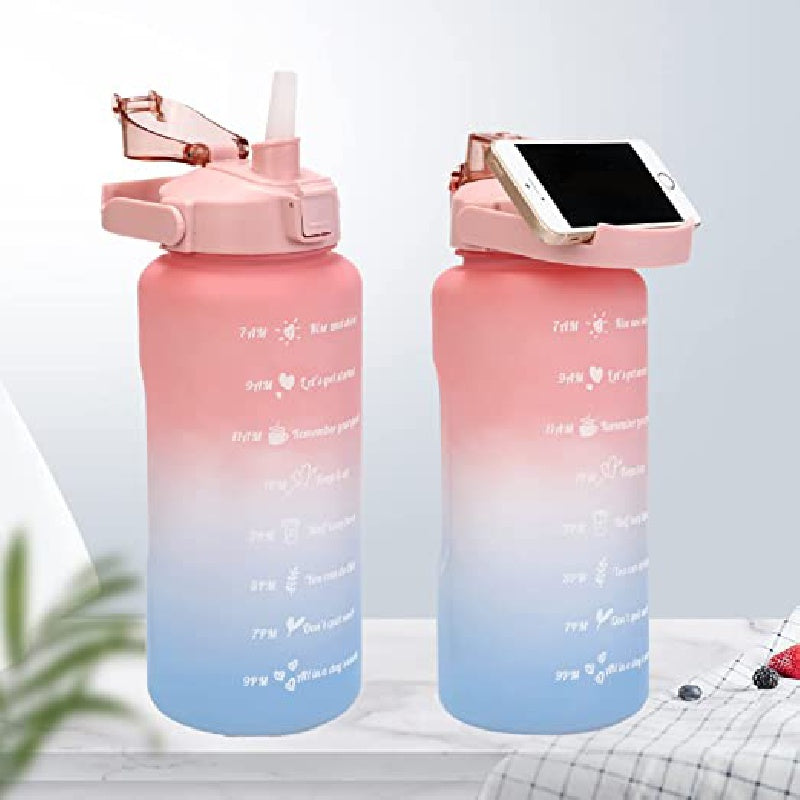 Gradient Sports Water Bottle with Time Scale
