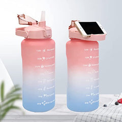 Gradient Sports Water Bottle with Time Scale