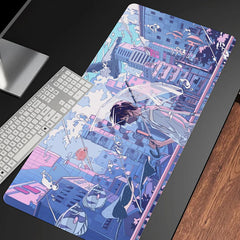 XXL Cartoon Anime Art Gaming Mouse Pad Lock Edge Keyboard Mat