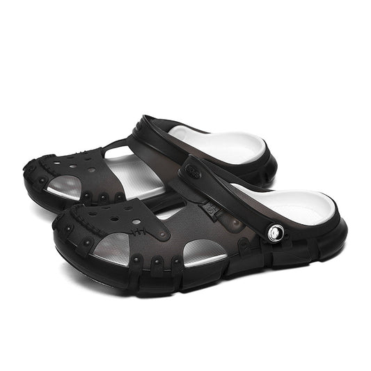 Men's Lightweight Comfy Clogs Hollow Out Non Slip Garden Shoes
