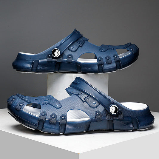 Men's Lightweight Comfy Clogs Hollow Out Non Slip Garden Shoes