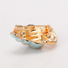 Light Seashell Corsage Brooch Pin Casual Daily Wear Conch Brooch For Men