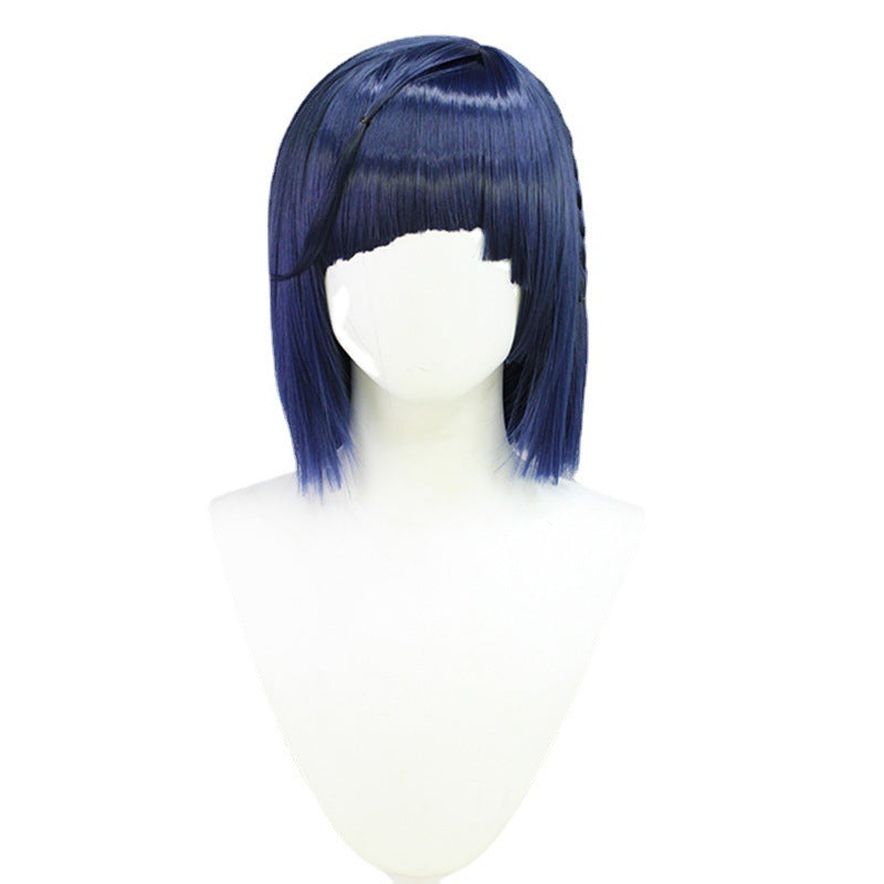 Short Straight Anime Cosplay Wig With Bangs