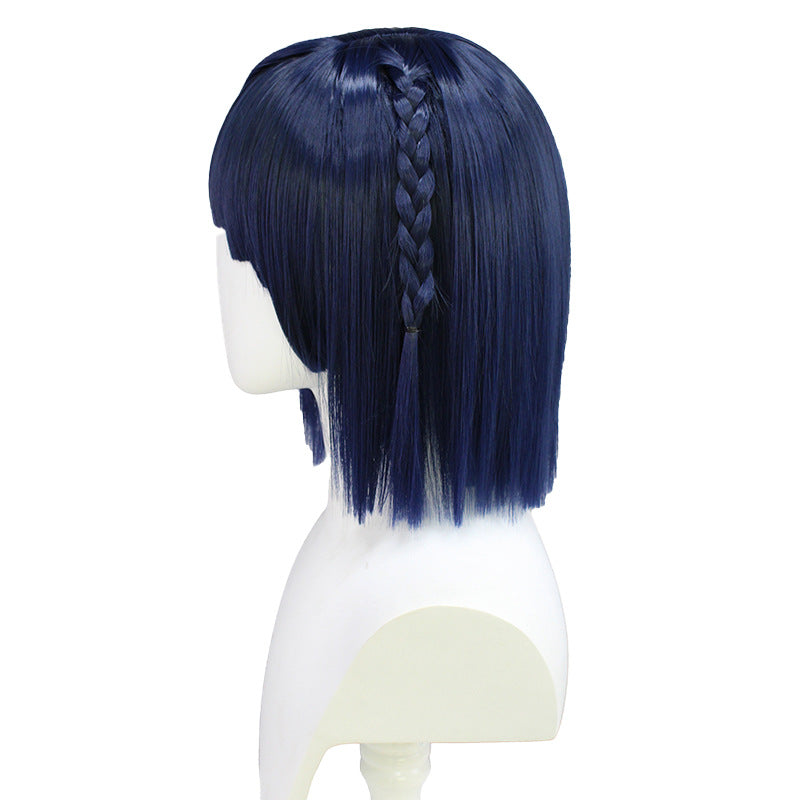 Short Straight Anime Cosplay Wig With Bangs