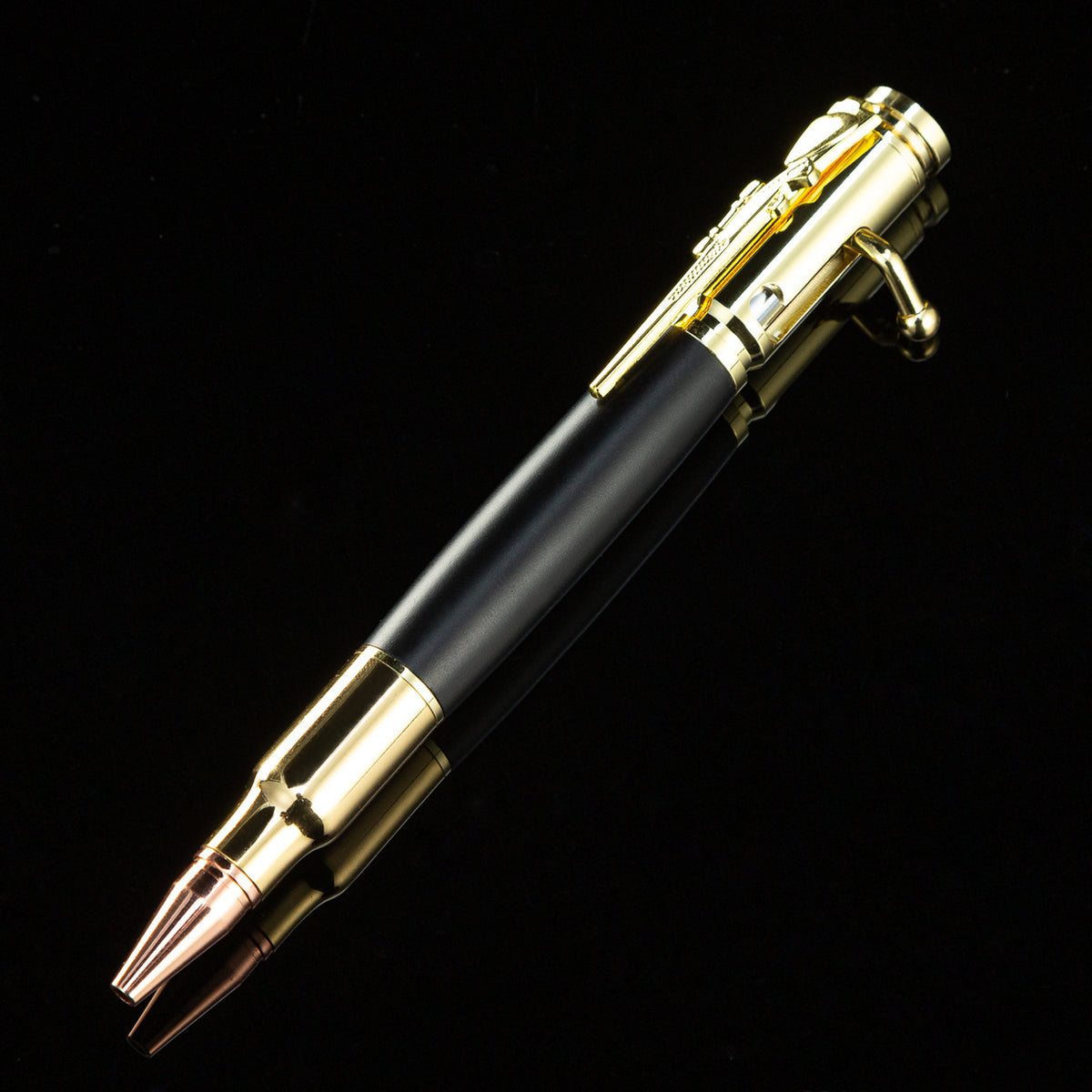 Gun Bolt Pen with Push Action Mechanism & Multifunctional Ballpoint Pen