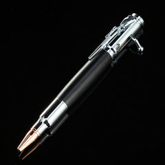 Gun Bolt Pen with Push Action Mechanism & Multifunctional Ballpoint Pen