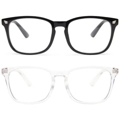 2 Packs Light Blocking Glasses Anti Eyestrain UV Glare