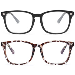 2 Packs Light Blocking Glasses Anti Eyestrain UV Glare
