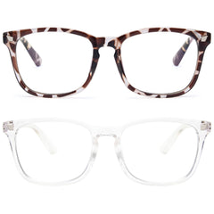 2 Packs Light Blocking Glasses Anti Eyestrain UV Glare