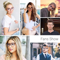 2 Packs Light Blocking Glasses Anti Eyestrain UV Glare