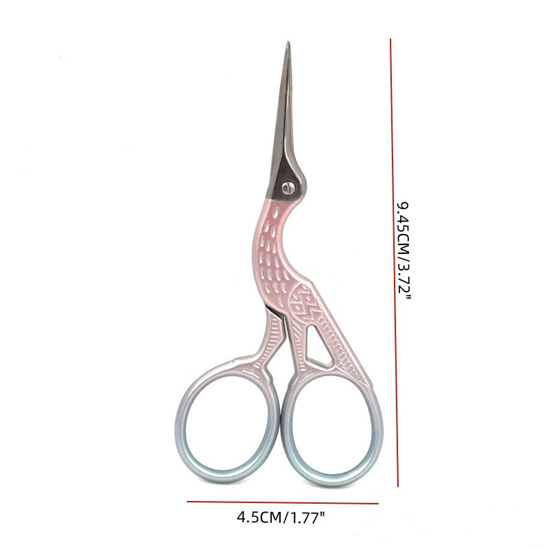 Stainless Steel Crane Scissors - Ideal for Home Use and Crafting