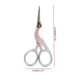 Stainless Steel Crane Scissors - Ideal for Home Use and Crafting