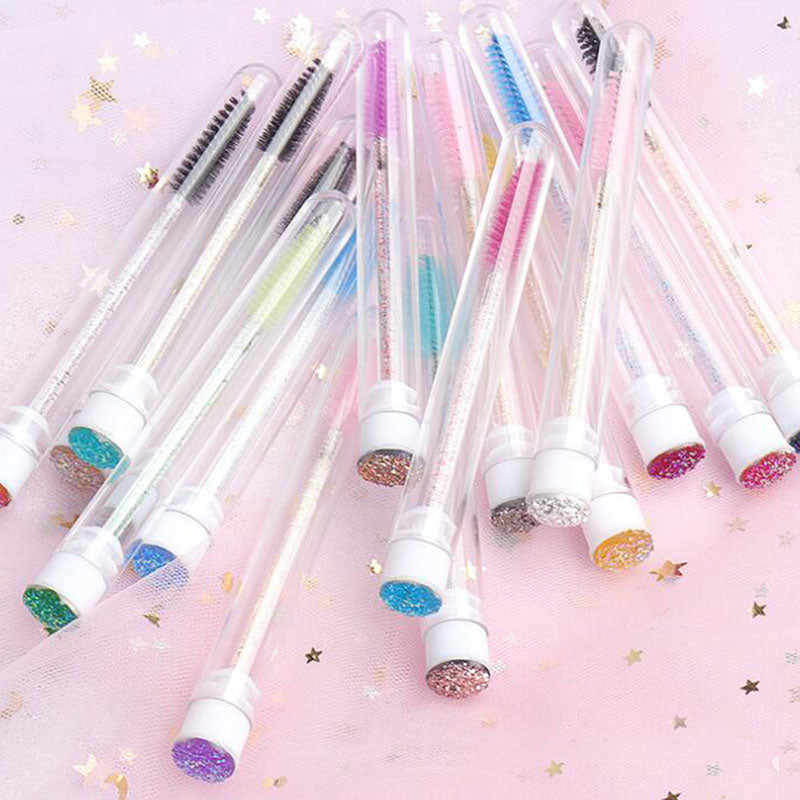 5pcs Mascara Wands with Tubes Set for Eyelash Extensions