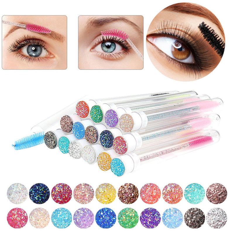 5pcs Mascara Wands with Tubes Set for Eyelash Extensions