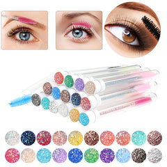5pcs Mascara Wands with Tubes Set for Eyelash Extensions
