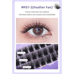 3D Fluffy Manga Lashes Premade Volume Fans