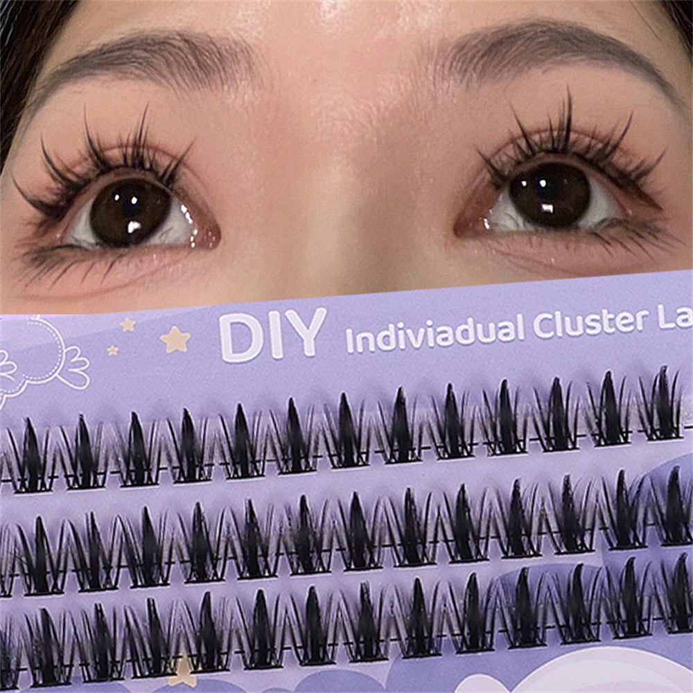 3D Fluffy False Eyelash Extension Dramatic Lash Soft Ribbon Strip M