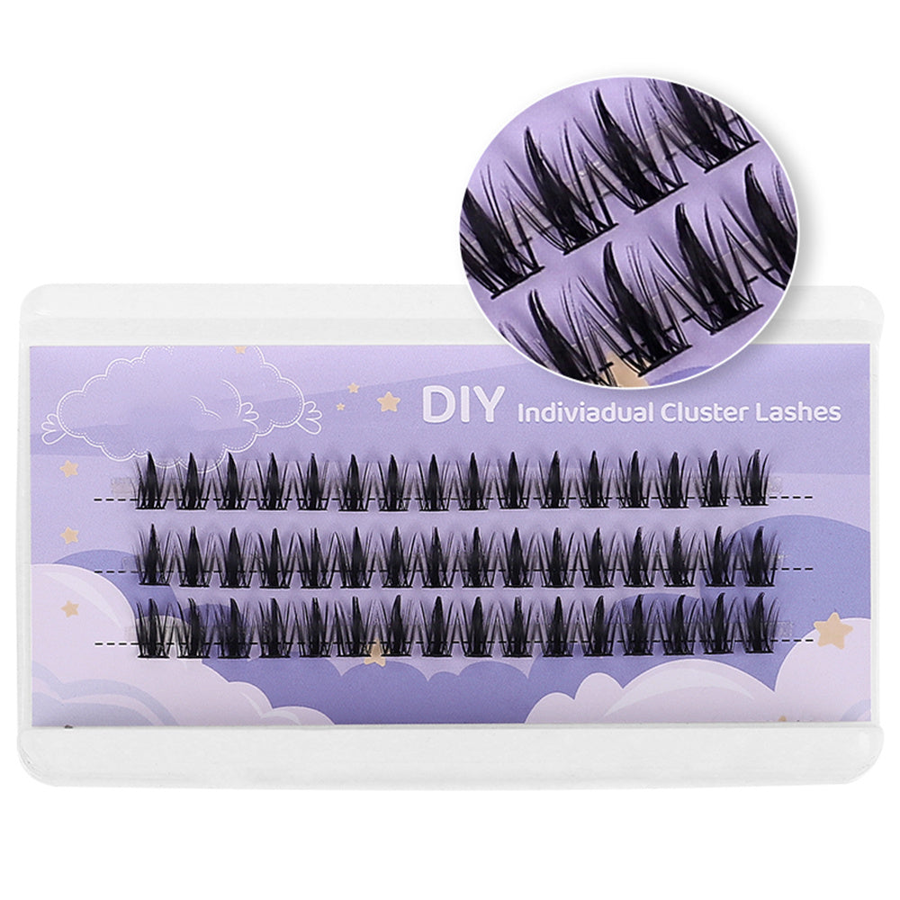 3D Fluffy False Eyelash Extension Dramatic Lash Soft Ribbon Strip M
